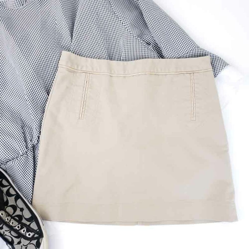 The Limited Pencil Skirt Straight Brown Tan Size 6, Career, Side Zip Up